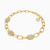 LGB343 - Links Cubic Zirconia Chain Bracelet in 18K Gold - 113106501622201-2.jpg