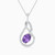 LDN376 - Pear Diamond & Purple Stone Necklace in 18K Gold - HS40-232-1.jpg