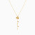 LIN137 - Sunflower Orange Stone Necklace in 18K Gold - 112050301542451-3.jpg