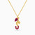 LIN129 - Sea Horse Colored Stones Necklace in 18K Gold - 112050301452451-1.jpg