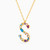 LIN179 - Letter S Colored Stones Necklace in 18K Gold - 112051100072451-2.jpg