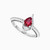 LDR867 - Pear Diamond & Red Stone Ring in 18K Gold - RG10-1189-2.jpg