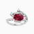 LDR1022 - Oval Diamond & Red Stone Ring in 18K Gold - RG10-1238-1.jpg