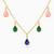 LIN250 - Pear Colored Stones Chain Necklace in 18K Gold - 112050302482451-1.jpg