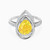 LDR1027 - Pear Diamond & Yellow Stone Ring in 18K Gold - RG10-724-1.jpg