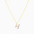 LIN270 - Letter H Colored Stones Necklace in 18K Gold - 112051101082451-3.jpg