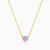 MLN29 - Circle Purple Stone Necklace in 18K Gold - 111051100612421-3.jpg