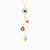 LIN236 - Evil Eye Colored Stones Chain Necklace in 18K Gold - 312050300052421-1.jpg