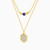 LIN234 - Hexagon Blue Stone Layered Necklace in 18K Gold - 312050300032421-3.jpg