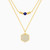 LIN234 - Hexagon Blue Stone Layered Necklace in 18K Gold - 312050300032421-1.jpg