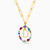 LIN630 - Letter D Colored Stones Necklace in 18K Gold - 112051101842451-3.jpg