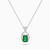 LDN912 - Pear Diamond & Green Stones Necklace in 18K Gold - 144500302951451-1.jpg
