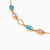 LIB123 - Oval Colored Stones Chain Bracelet in 18K Gold - 112100300422181-3.jpg