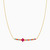 MLN778 - Square Colored Stones Necklace In 18K Gold - 111051100922421-1.jpg