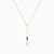 LIN142 - Baguette Pearl & Blue Stone Necklace in 18K Gold - 112050301592451-3.jpg