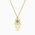 LIN837 - Hamsa Green Stones Necklace in 18K Gold - 112051400362451-2.jpg