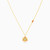 LIN138 - Sunflower Colored Stones Necklace in 18K Gold - 112050301552451-3.jpg