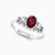 LDR553 - Oval Diamond & Red Stone Ring in 18K Gold - 144100301981143-3.jpg