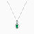 LDN369 - PendantDiamond & Green Stones Necklace in 18K Gold - 144500301021451-3.jpg