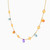 LIN577 - Pear Colored Stones Chain Necklace in 18K Gold - 112051400242451-3.jpg