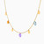LIN574 - Oval Colored Stones Chain Necklace in 18K Gold - 112051400252451-3.jpg