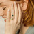 LGR678 - Circle Green Stones Open Ring in 18K Gold - 113021800502171-4.jpg