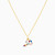 LIN125 - Letter Ha Colored Stones Necklace in 18K Gold - 112050301412451-3.jpg