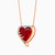 LDN353 - Heart Diamond & Red Stone Necklace in 18K Gold - 444500302496451-2.jpg