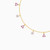 LIB1 - 18K Gold Colored Stones Charm Bracelet - 112101100122181-3.jpg