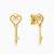 LIE17 - Key Cubic Zirconia Stud Earrings in 18K Gold - 112031100072001-2.jpg