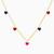 LIN254 - Heart Colored Stones Chain Necklace in 18K Gold - 112051100982451-1.jpg
