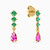 LIE127 - Pear Colored Stones Drop Earrings in 14K Gold - 102031100092001-2.jpg