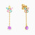 LIE132 - Flower Colored Stones Drop Earrings in 14K Gold - 102031100082001-1.jpg