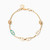 LGB350 - Links Enamel Coated Chain Bracelet in 18K Gold - 113101100512201- 1.png