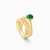 LGR716 - Circle Green Stones Ring in 18K Gold - 413951800182173-2.jpg