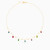 LIN176 - Oval Colored Stones Chain Necklace in 18K Gold - 112051100042451-2.jpg