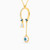 LIN151 - Horseshoe Colored Stones Necklace in 18K Gold - 112050301912451-2.jpg