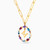 LIN622 - Letter M Colored Stones Necklace in 18K Gold - 112051101762451-2.jpg