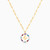 LIN622 - Letter M Colored Stones Necklace in 18K Gold - 112051101762451-3.jpg
