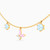 LIN162 - Butterfly Colored Stones Chain Necklace in 18K Gold - 112050302072451-2.jpg