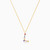 LIN103 - Letter L Colored Stones Necklace in 18K Gold - 112050301192451-3.jpg