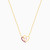 MLN355 - Heart Colored Stones Necklace in 18K Gold - 111051100322421-3.jpg