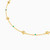 MLB410 - Circle Green Stones Chain Bracelet in 14K Gold - 101101800162181-3.jpg