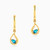 MLE312 - Pear Green Stones Drop Earrings in 14K Gold - 101031800092001-3.jpg