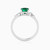 LDR391 - Circle Diamond & Green Stones Ring in 18K Gold - 144100302711141-3.jpg