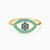 LGR597 - Eye Green Stones Ring in 18K Gold - 314021800502161-1.jpg