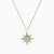 MLN1180 - Star Green Stones Necklace In 18K Gold - 111051101402421-1.jpg