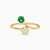LGR244 - Circle Green Stones Ring in 18K Gold - 314021800112192-1.jpg