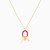 LIN937 - Horseshoe Enamel Coated Necklace in 14K Gold - 102051800082421-3.jpg