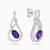 LDE418 - Pear Diamond & Purple Stone Drop Earrings in 18K Gold - HS20-232-2.jpg